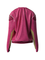 Tuck Biker Jacket PINK