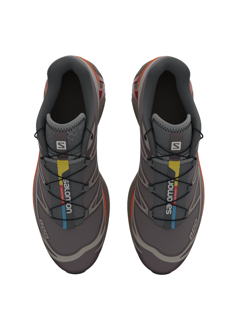 Salomon XT6 / 10 years Shale/Chocolate Plum/Red Orange