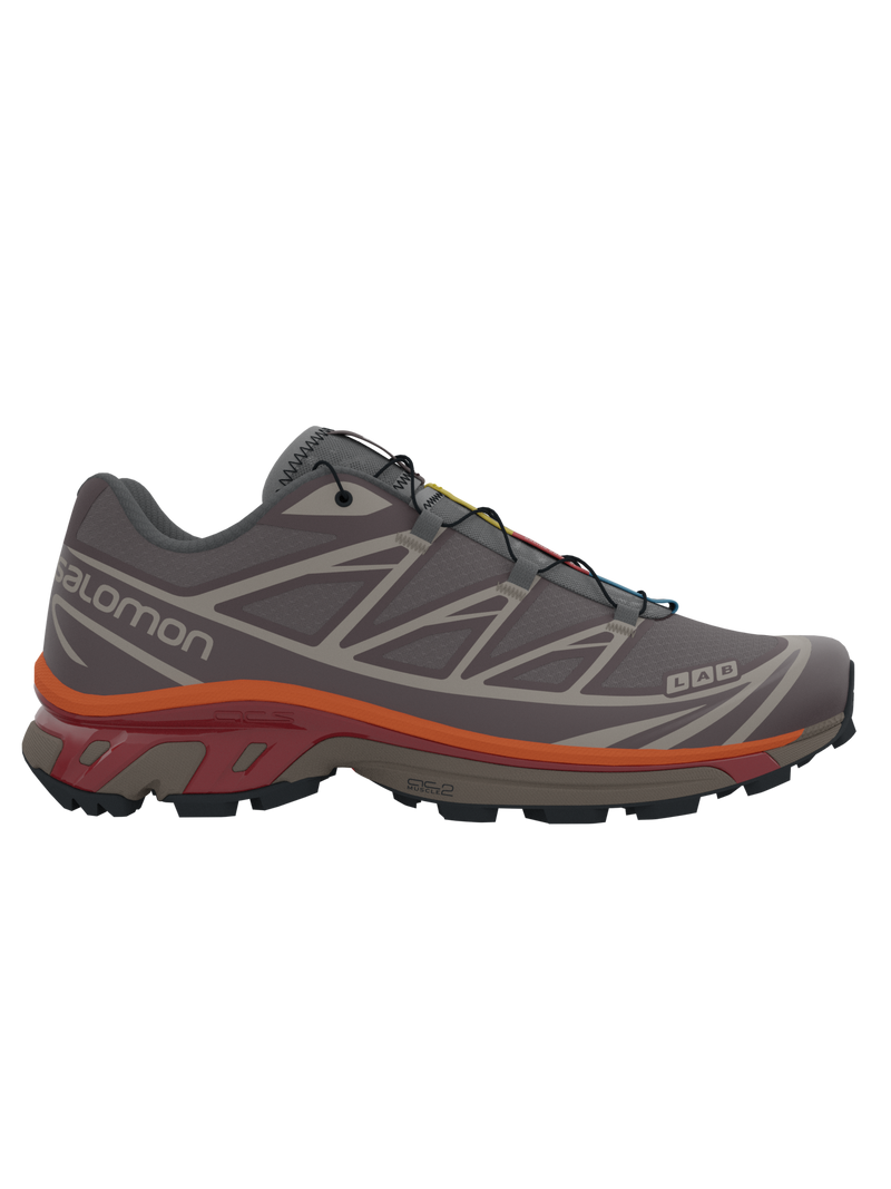 Salomon XT6 / 10 years Shale/Chocolate Plum/Red Orange