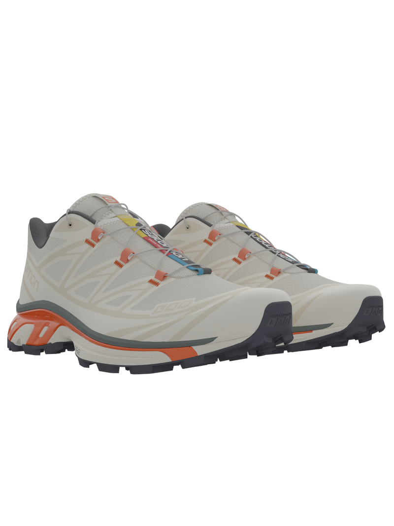 Salomon XT6 / 10 years Vanilla Ice/Bleached Sand/Red Orange