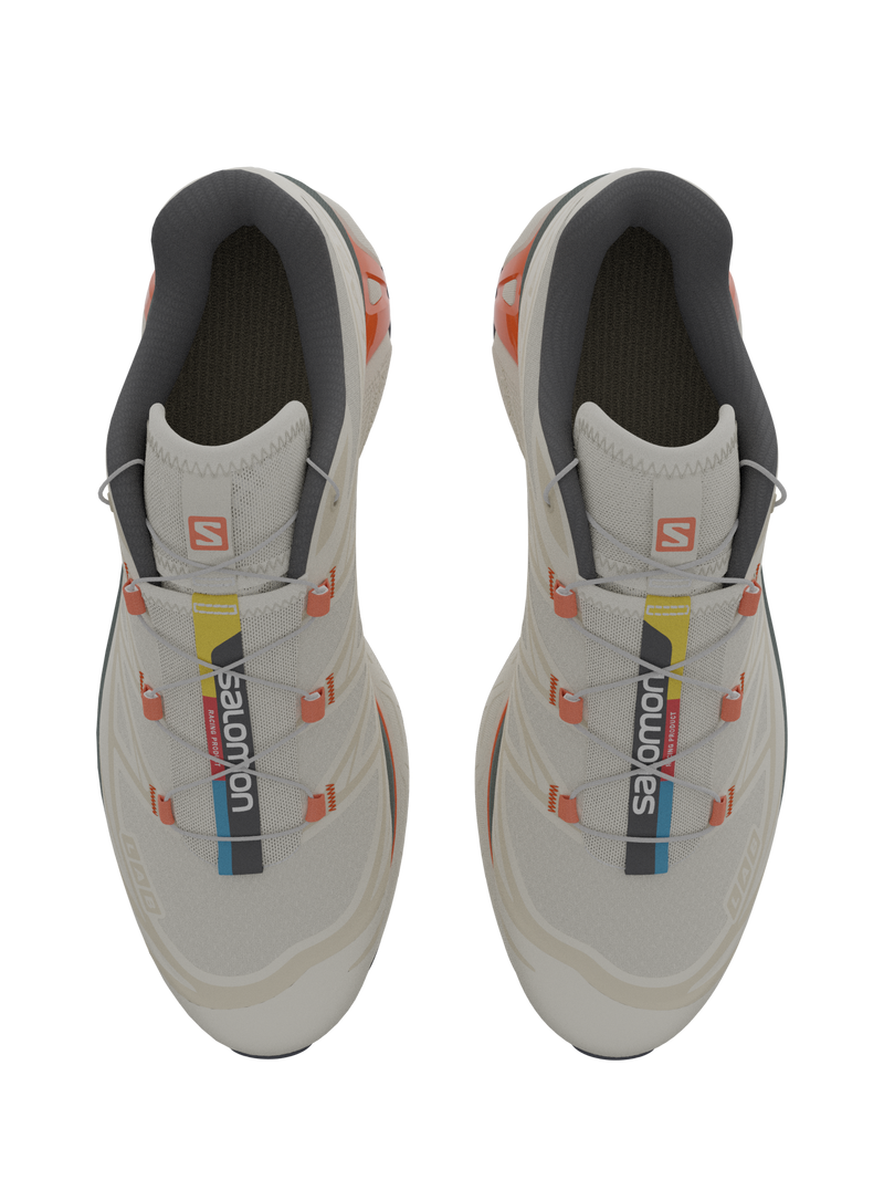 Salomon XT6 / 10 years Vanilla Ice/Bleached Sand/Red Orange