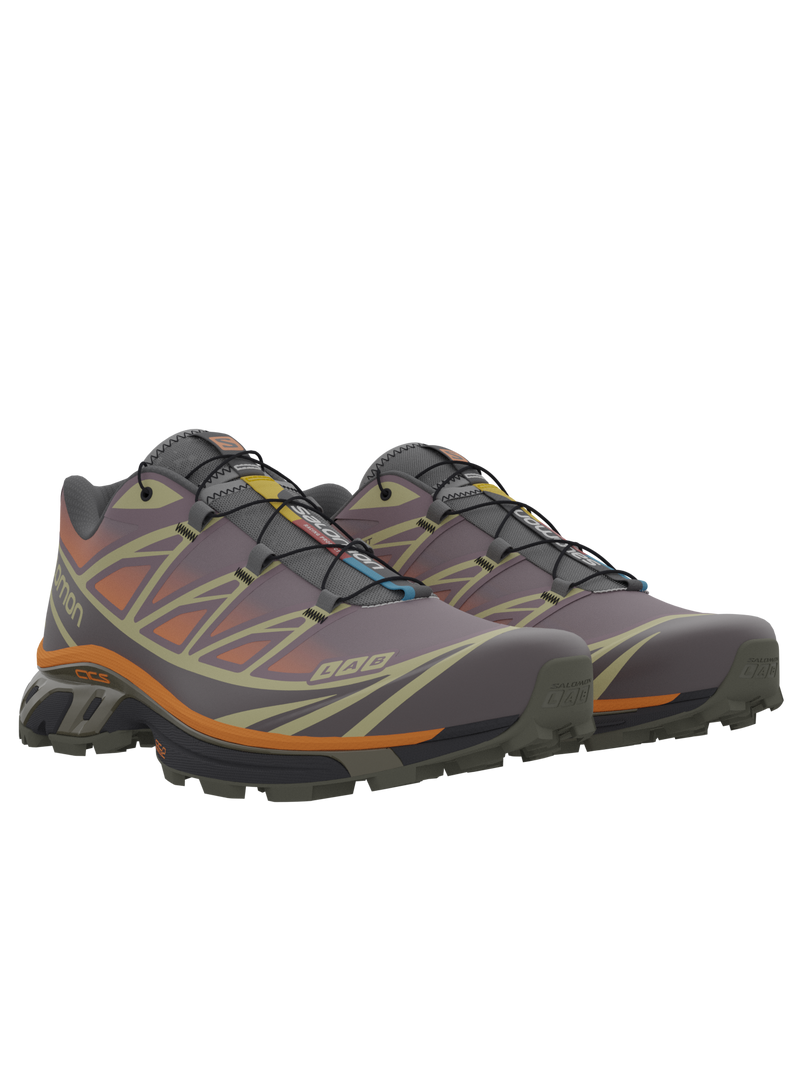 Salomon XT6 / 10 years Moonscape/Leek Green/Vibrant Orange