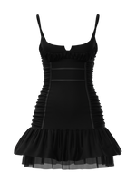 Vintage Y2K Satin Ruched Mini Dress