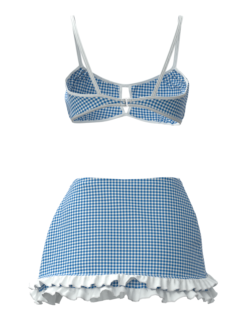 Vintage Y2K Gingham Play Set
