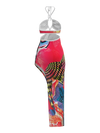 Vintage Y2K Abstract Cutout Maxi Dress