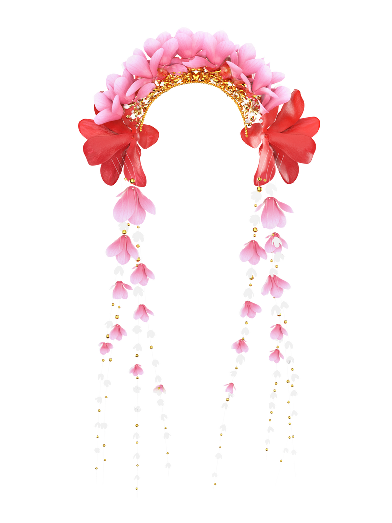 Flower ethno wreath