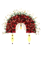 Golden ethno wreath