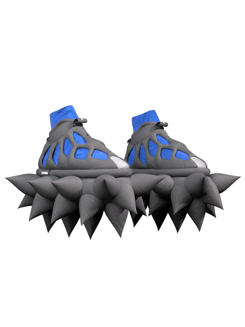 Inflatable Teeth Shoes Blue