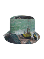 Bucket - Boats on the Beach at Etretat