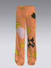 Trousers “No” orange