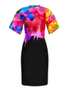 Dress - color splash on black
