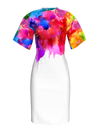 Dress - color splash on white