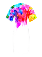 Dress - color splash on white