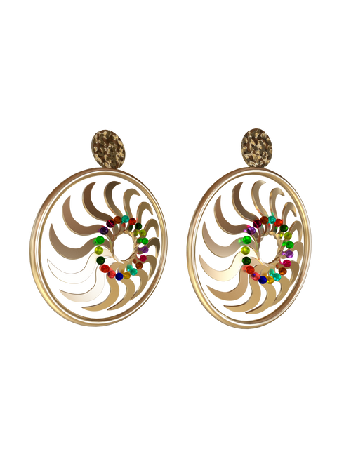 Wheel Earrings