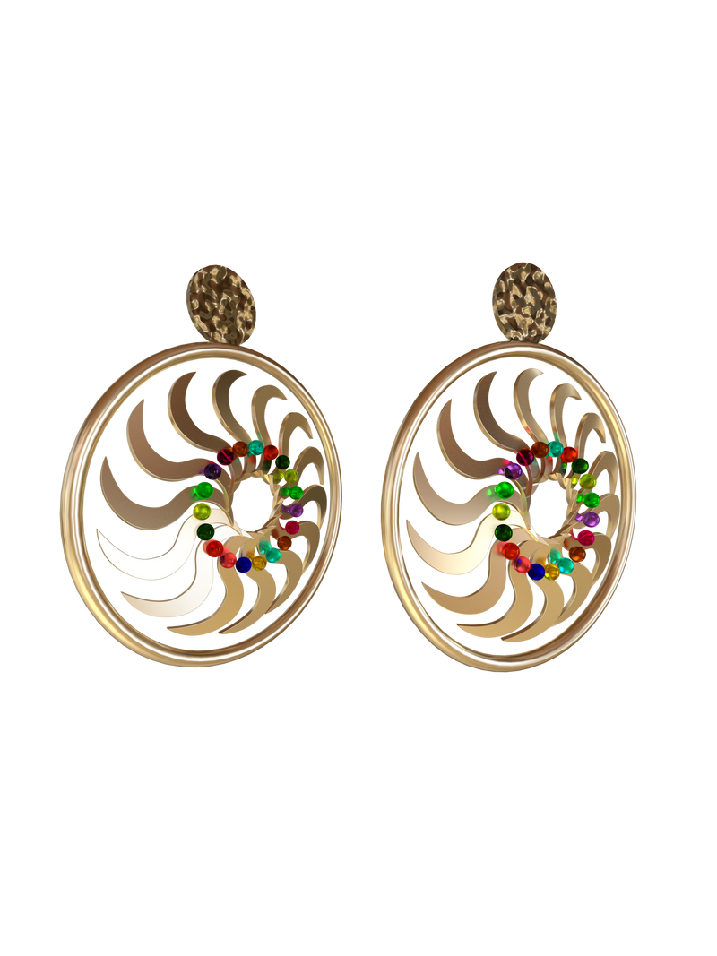 Wheel Earrings