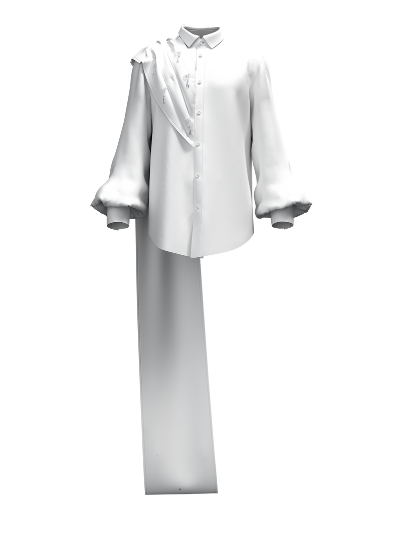 DEMO: Jewelled Stole Shirt