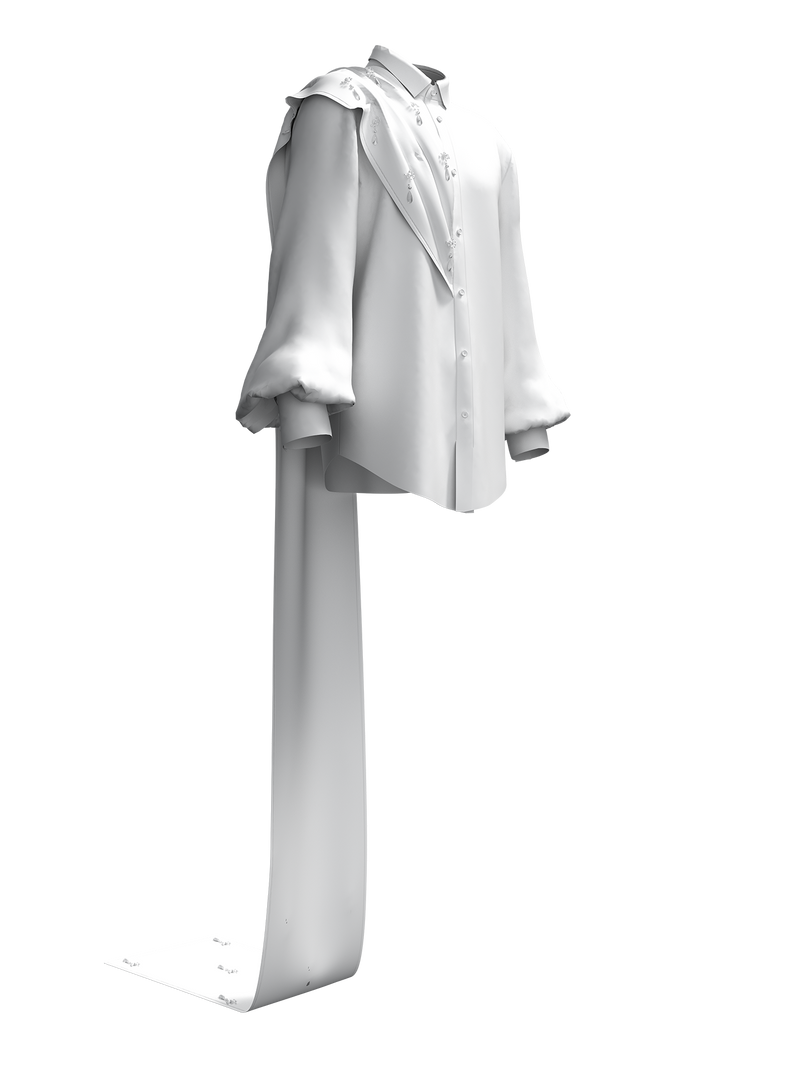 DEMO: Jewelled Stole Shirt