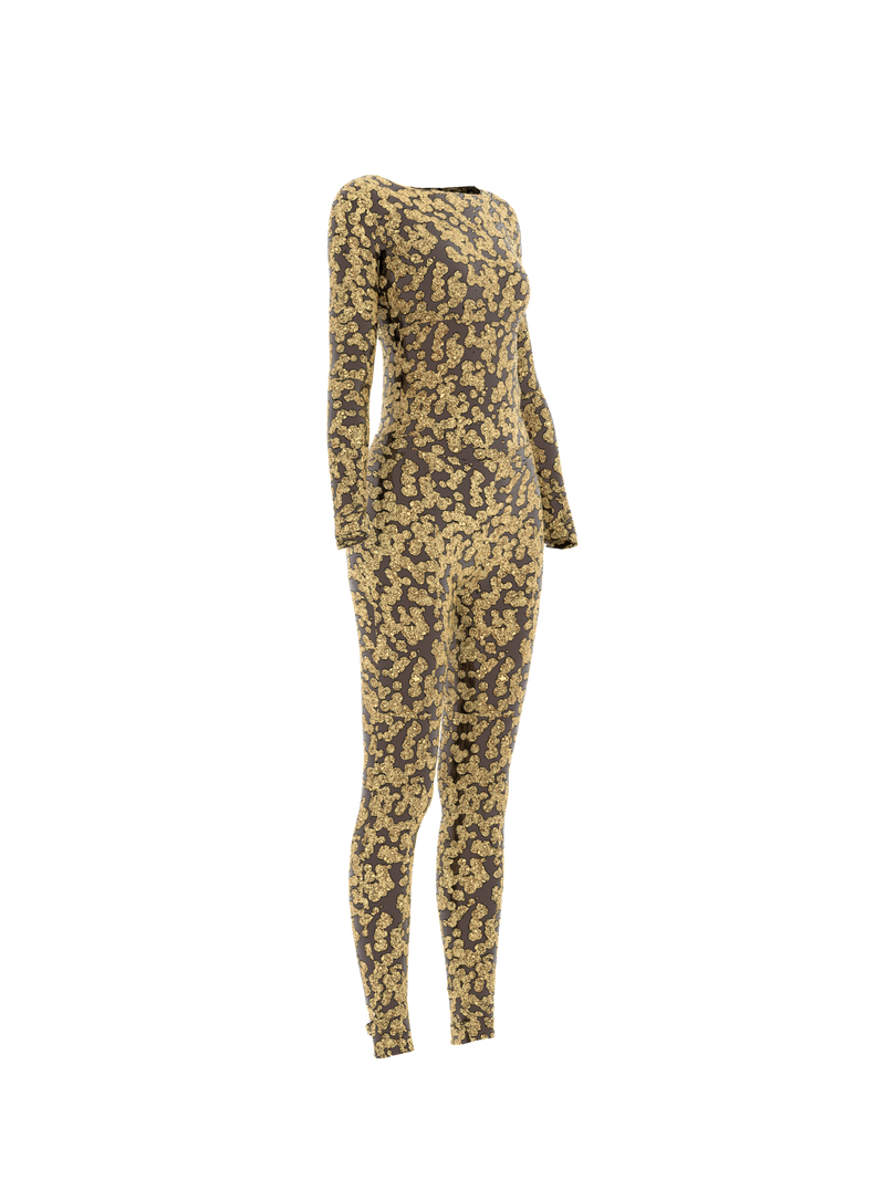 Overall Suit Gold Matte