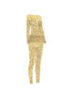 Overall Suit Gold Transparent