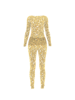 Overall Suit Gold Transparent