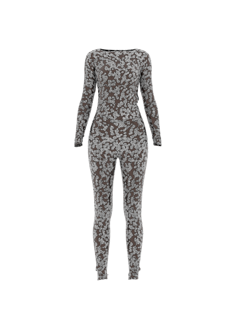 Overall Suit Silver Matte