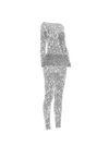 Overall Suit Silver Transparent