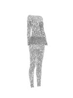 Overall Suit Silver Transparent