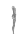 Overall Suit Silver Transparent