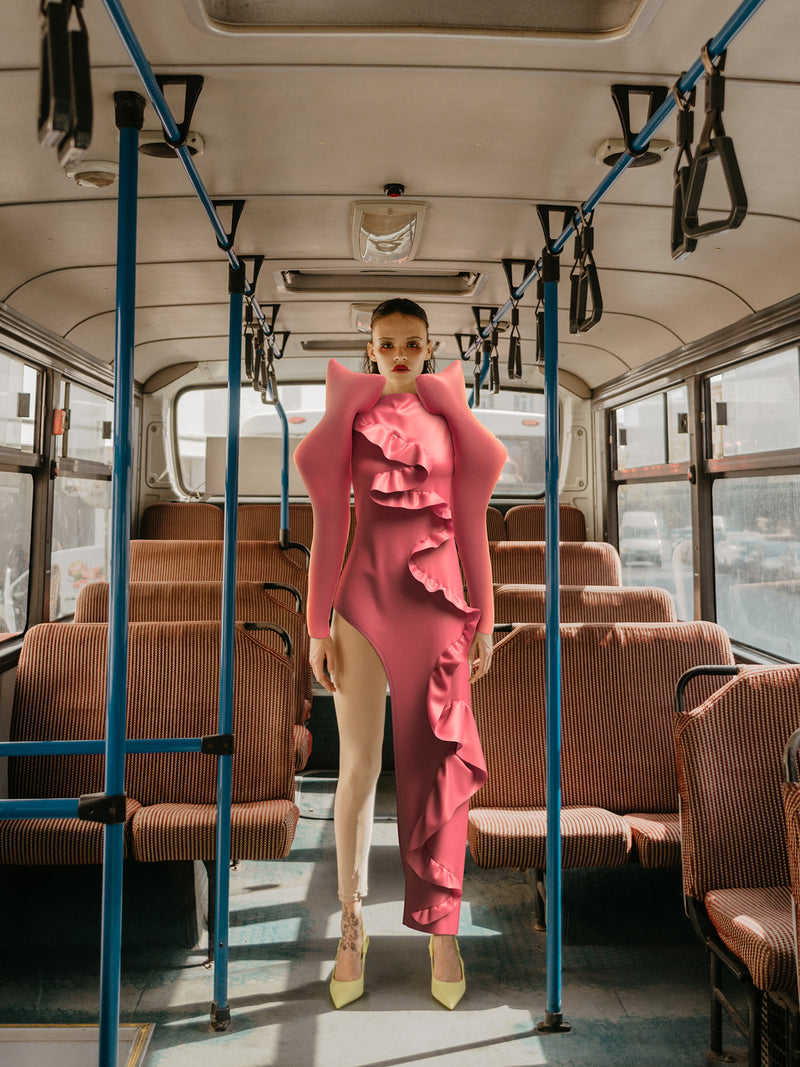 Pink dress aniconic