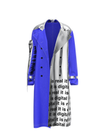 Coat Yves Klein by digital.fashion.princess