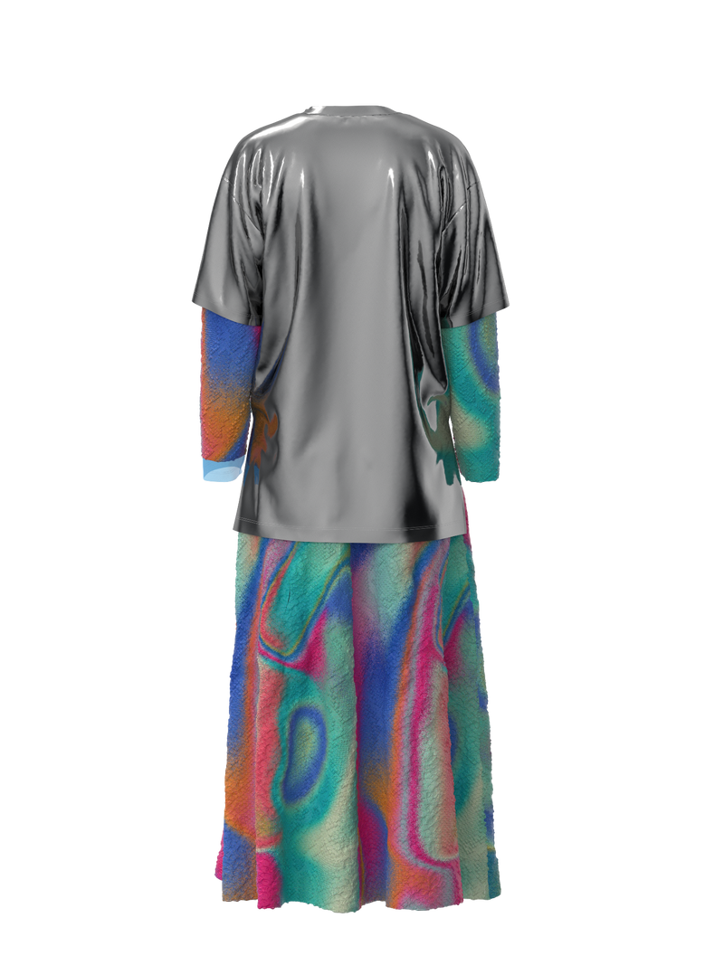 Gradient&Dragon Dress by digital.fashion.princess