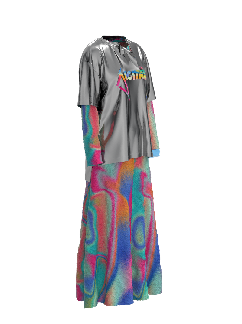 Gradient&Dragon Dress by digital.fashion.princess