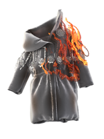 Parka on fire