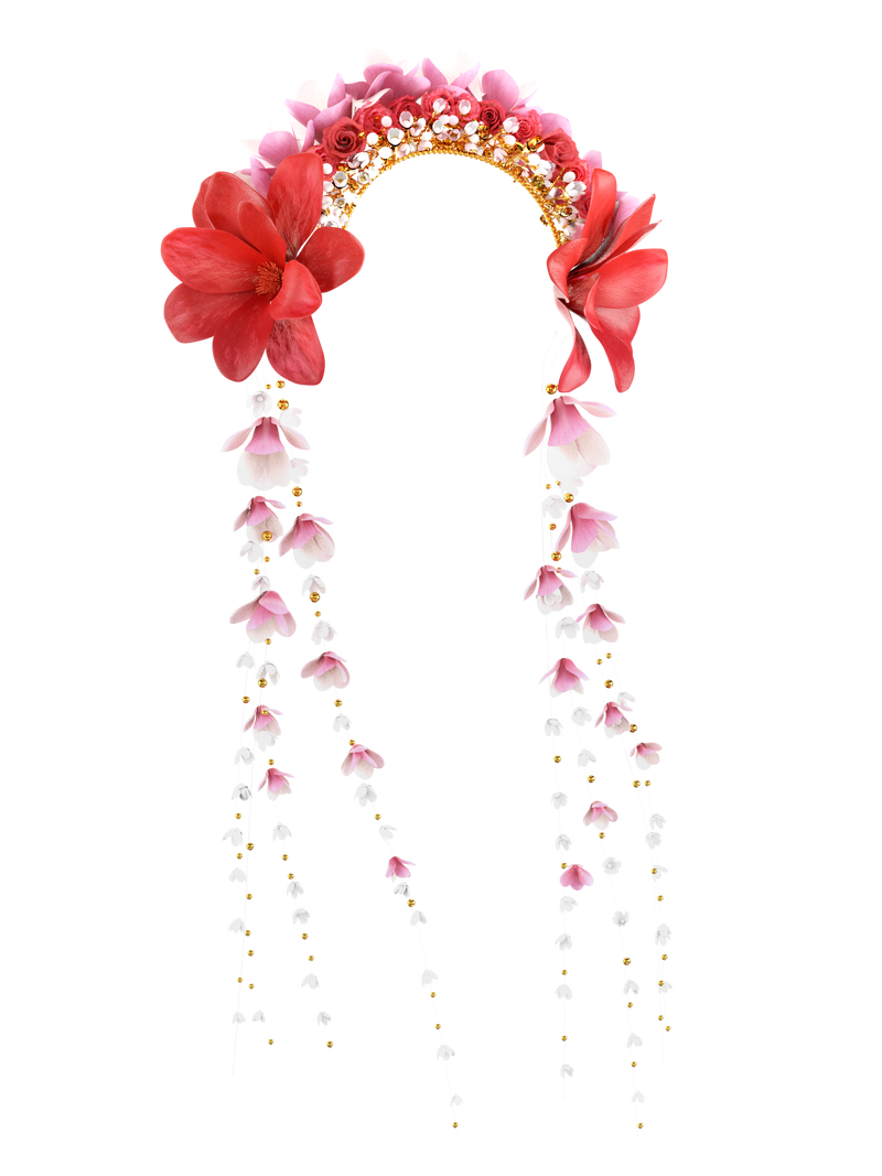 Flower ethno wreath