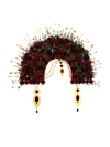 Golden ethno wreath