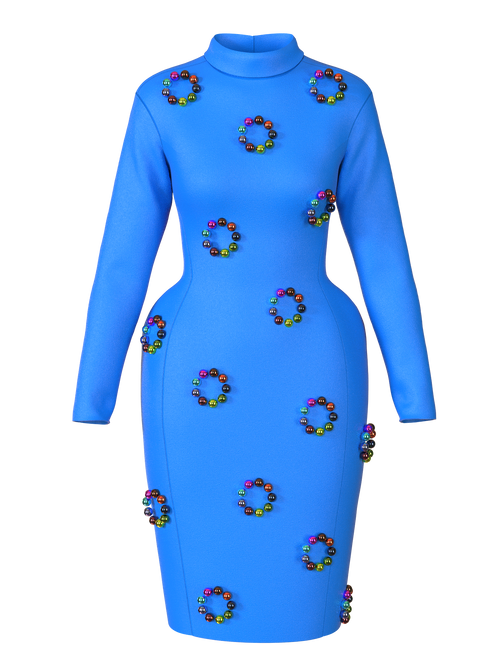 Ocean blue dress
