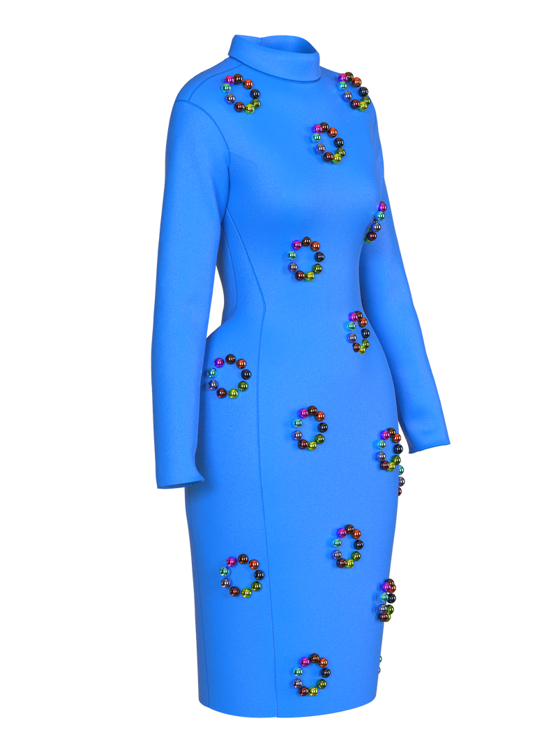 Ocean blue dress