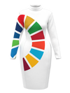 Space dress white
