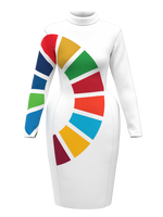Space dress white