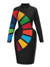 Space dress black