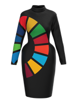 Space dress black