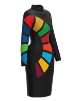 Space dress black