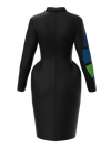 Space dress black
