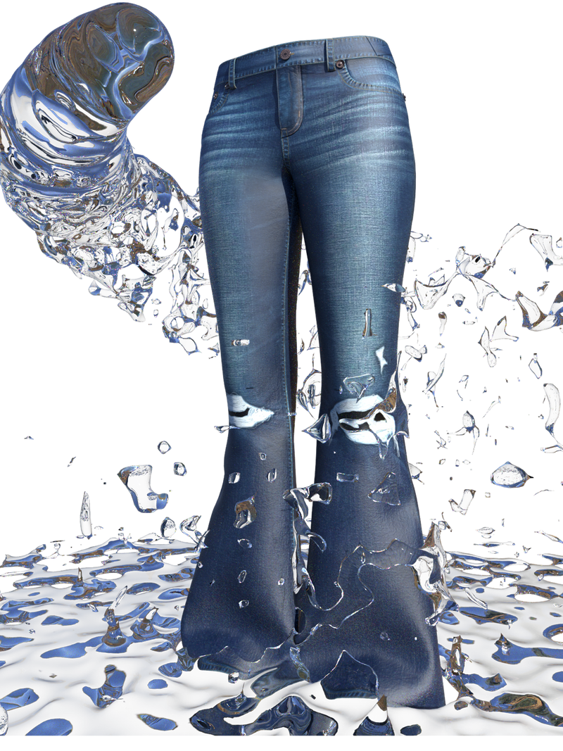 “Splash” Flare Jean