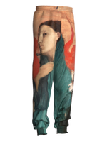 Sweatpants - Young Woman with Ibis
