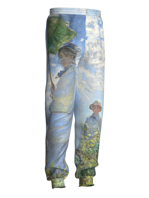 Sweatpants - Woman with a Parasol - Madame Monet and Her Son