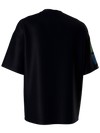 T-shirt with color wheel - black