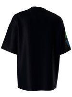 T-shirt with color wheel - black