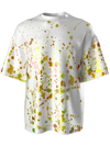 T-shirt with color splash white