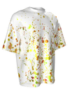T-shirt with color splash white